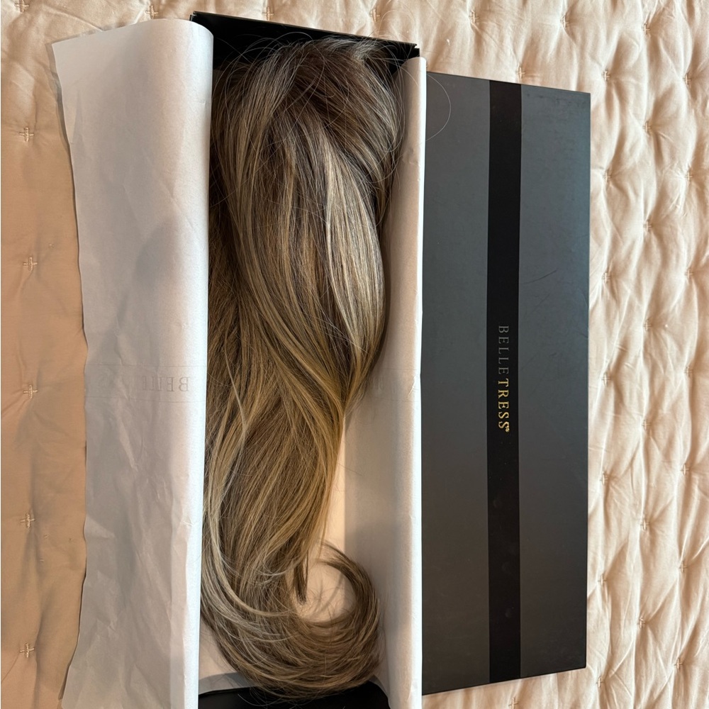 Belle Tress Katniss hand tied wig - nwt